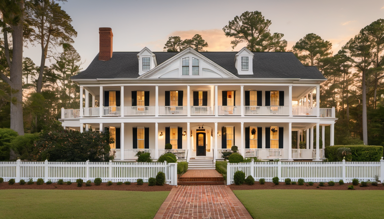 Modern Colonial home